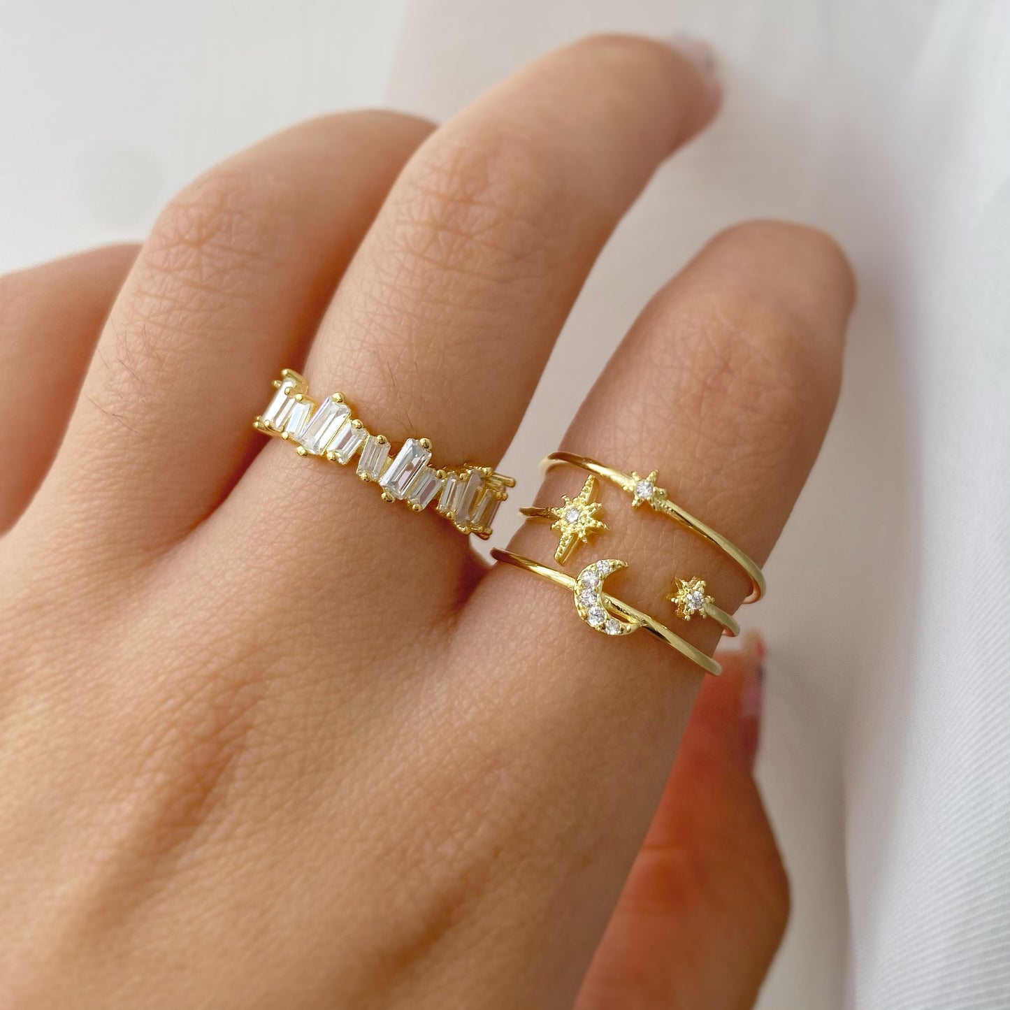 Anillo Baguette
