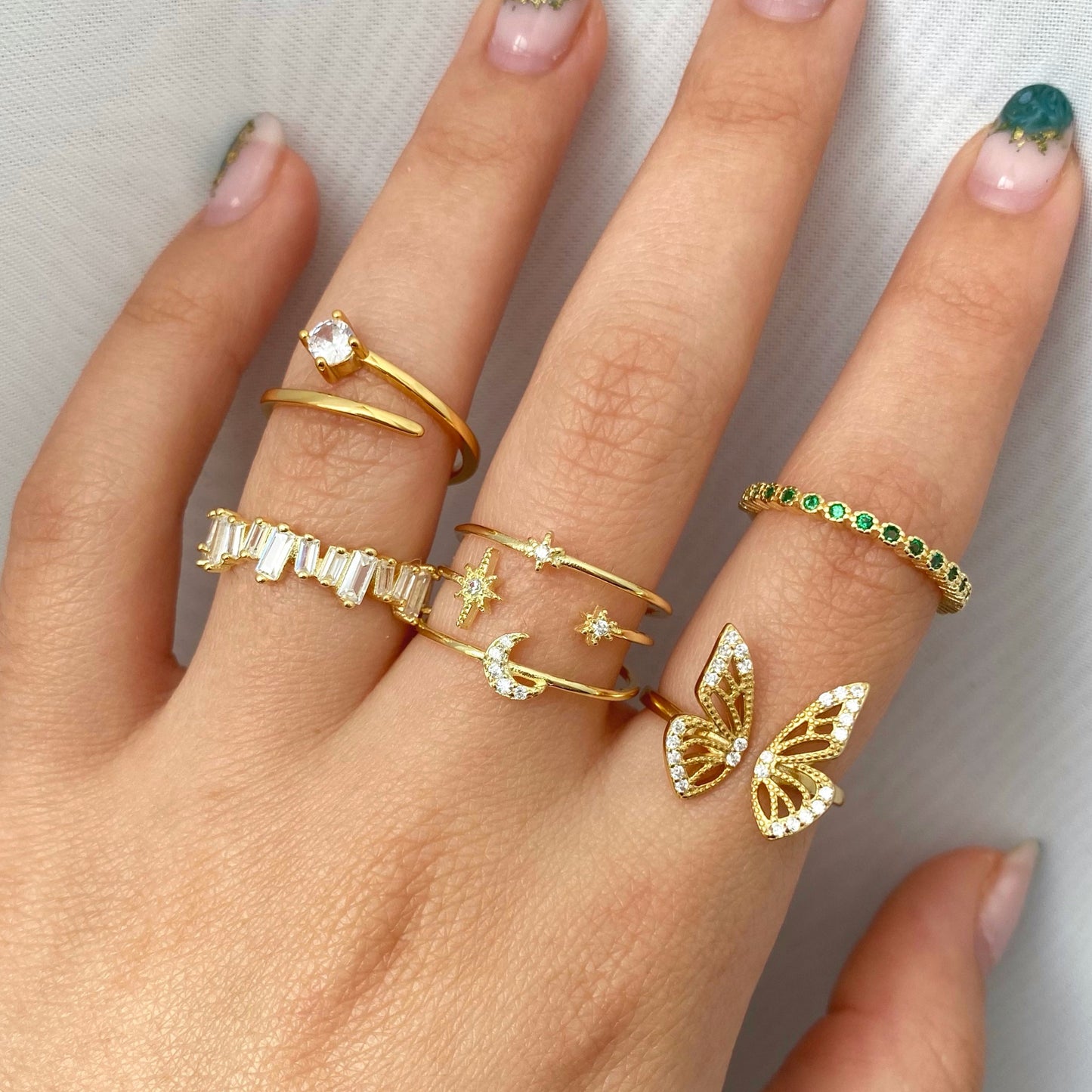 Anillo Baguette