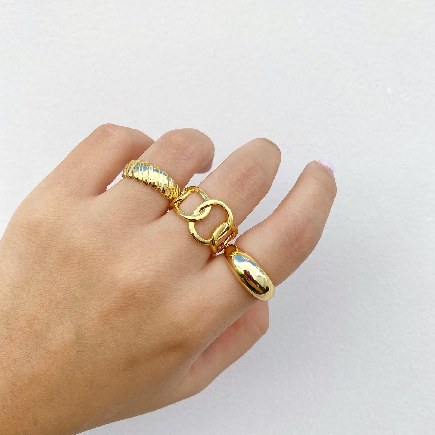 Anillo Chain Chunky