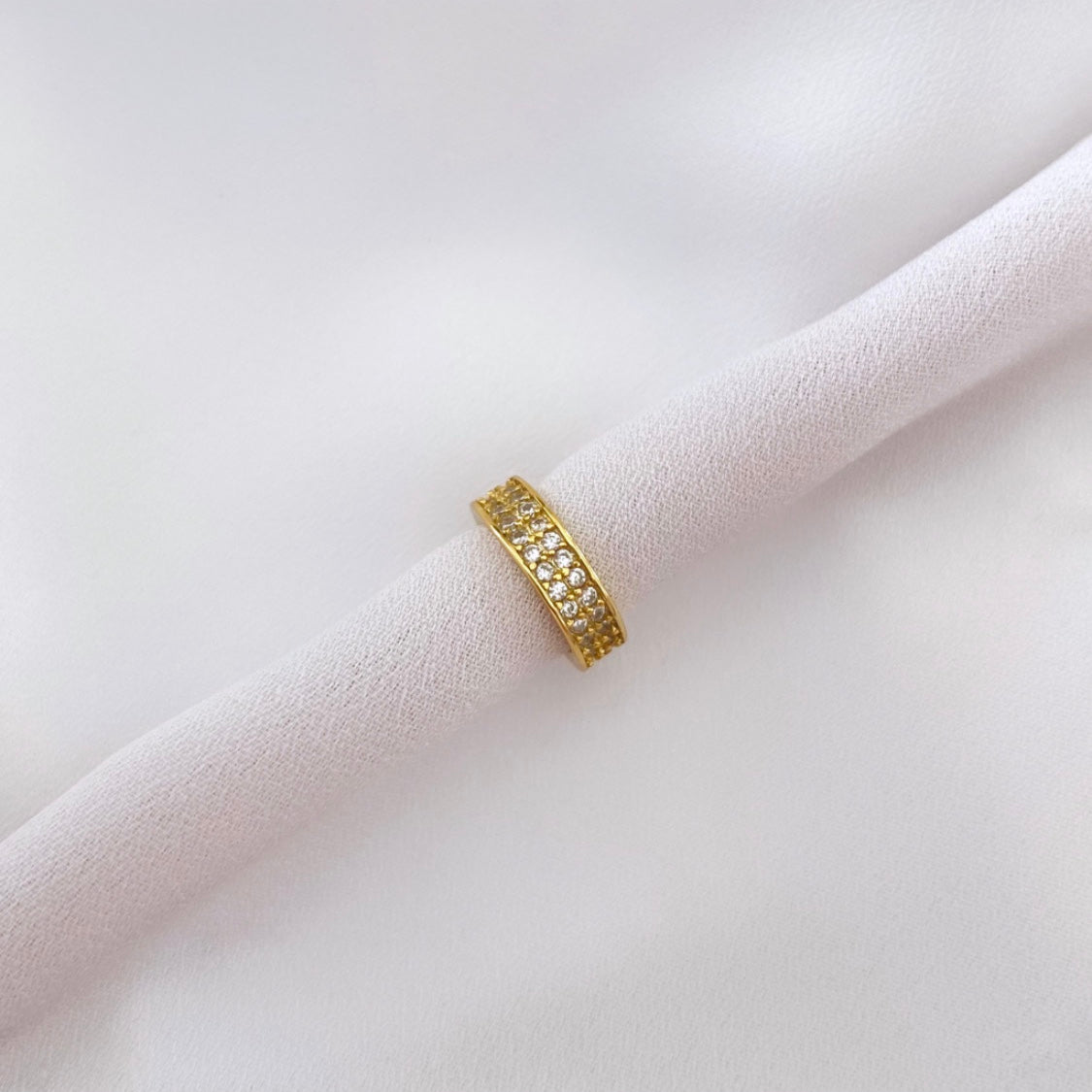 Ear Cuff Pave Doble