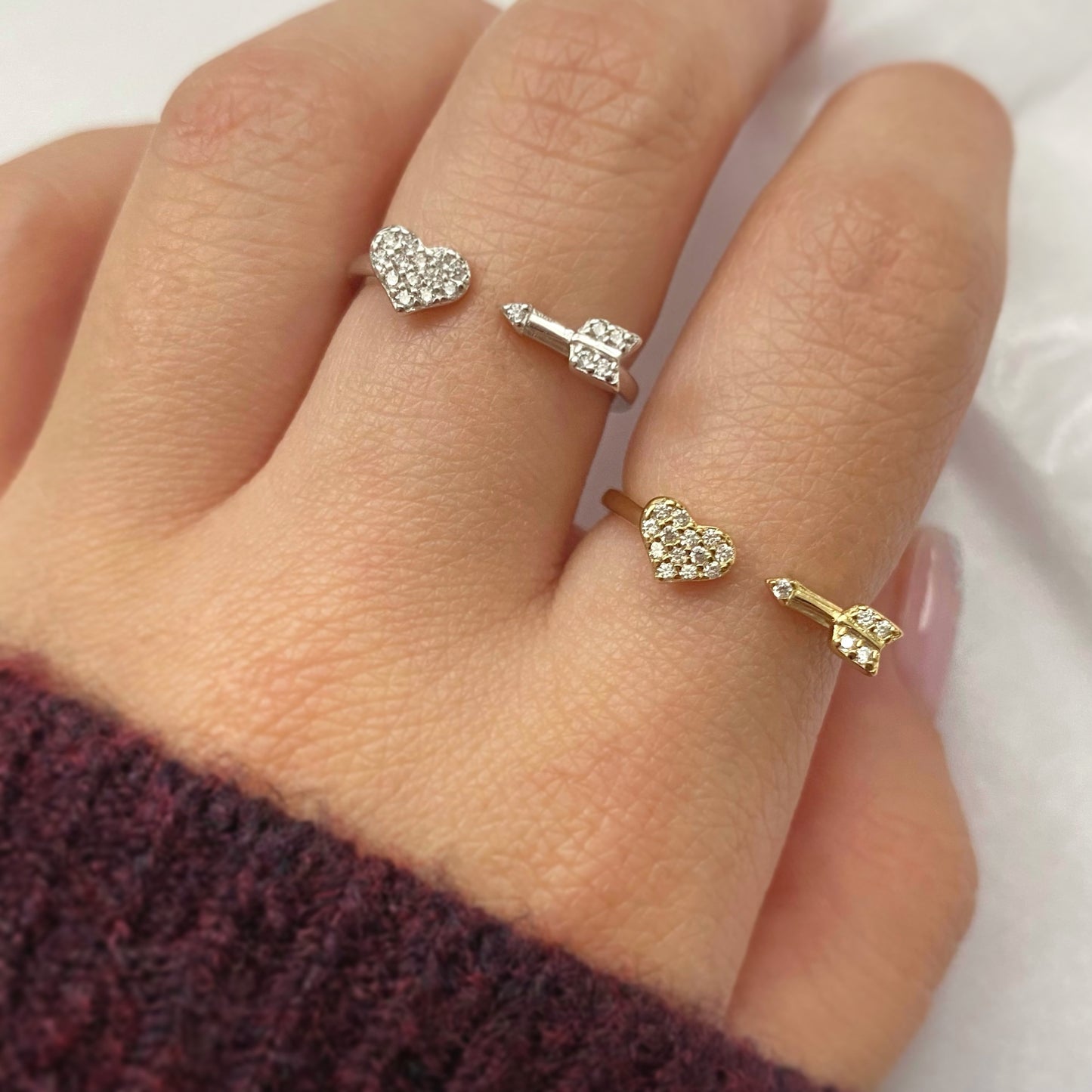 Anillo Heart and Arrow