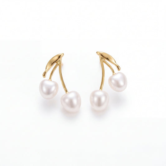 Aretes Perla Cherry